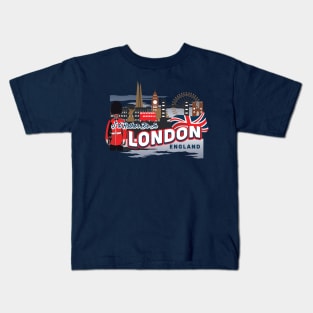 I'd Rather Be in London England - Funny UK Souvenir Kids T-Shirt